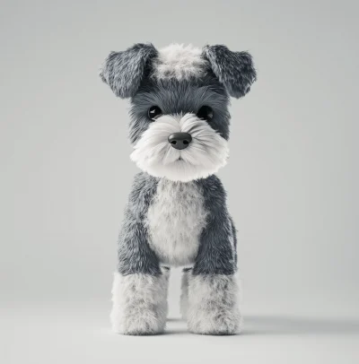 Cute Schnauzer Toy