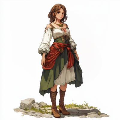 Young Village Maiden Concept