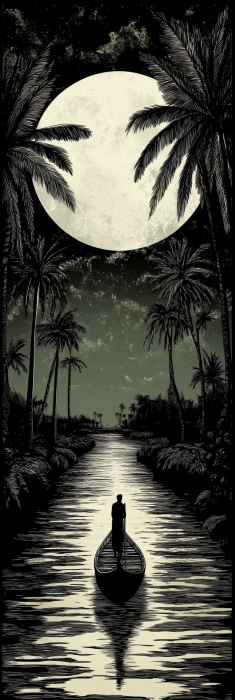 Palm Trees by the River