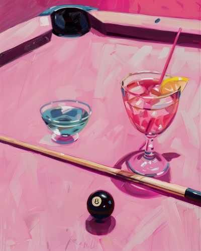Billiard Table Aerial View