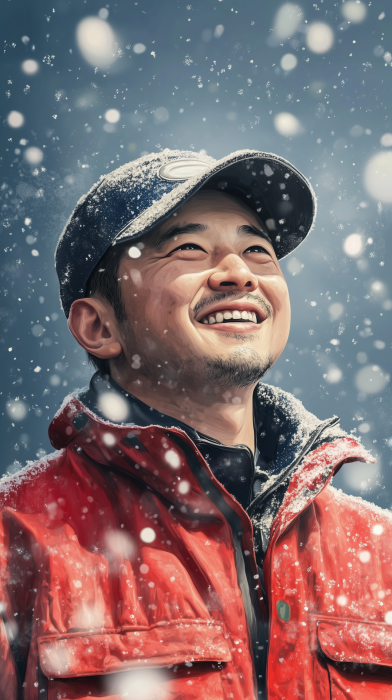 Happy Immigrant Worker