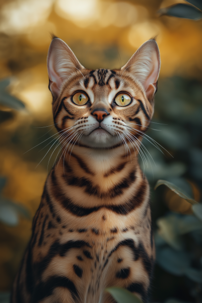 Bengal Cat in Nature
