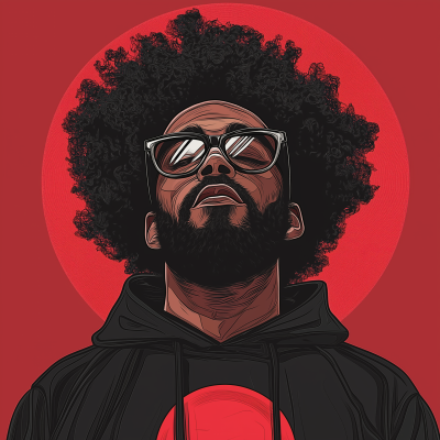 Afro Man Illustration