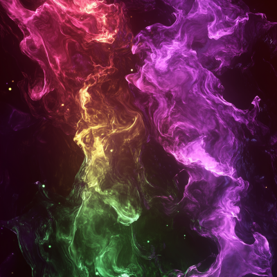 Neon Flames Texture