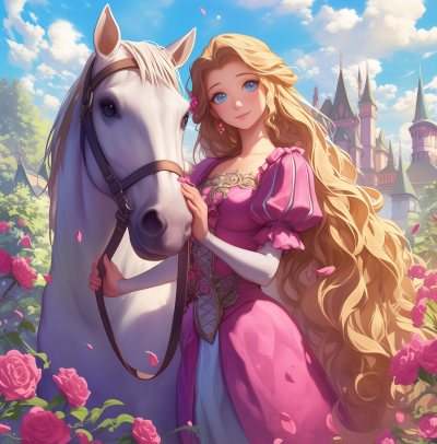 Princess and Her Horse