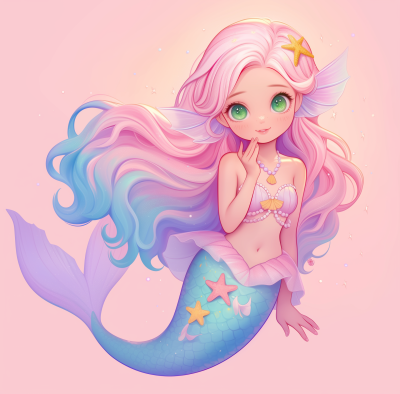 Pastel Mermaid