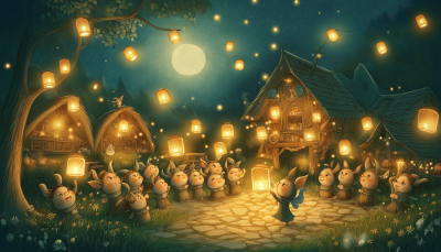 Whimsical Village Gathering