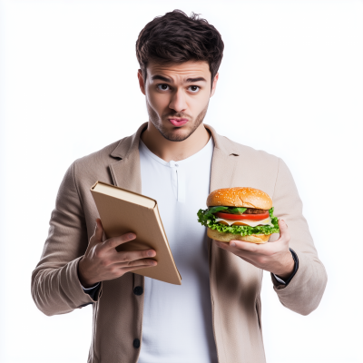 Choosing Between Book and Sandwich