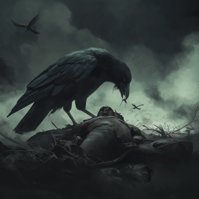 Dark Fantasy Crow