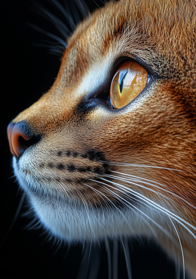 Caracal Cat Portrait