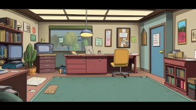 Animated Office Background
