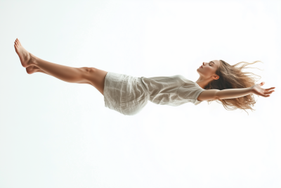 Girl in Zero Gravity