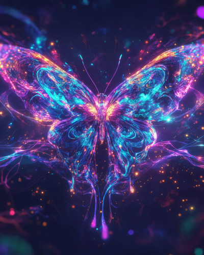 Luminous Butterfly