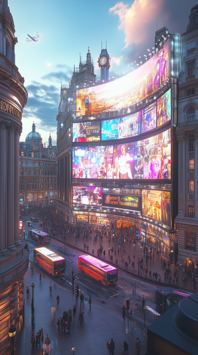 Futuristic Piccadilly Circus