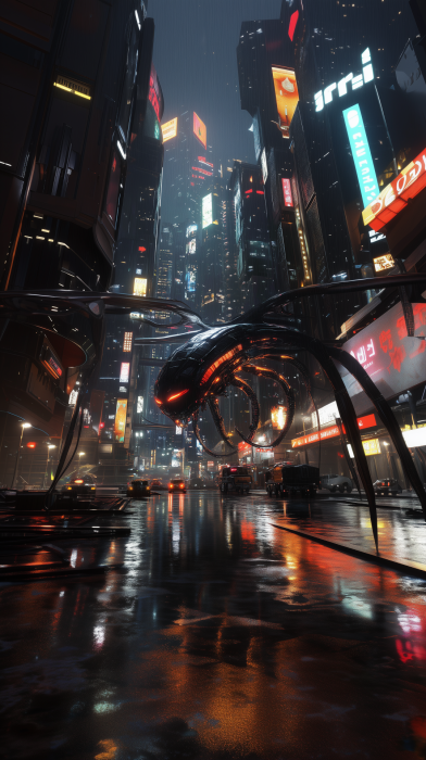 Alien Spacecraft at Spaceport