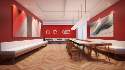 Modern Corporate Dining Area