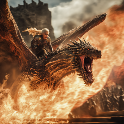 Epic Battle with Dragon