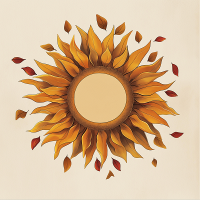Sun and Sunflower