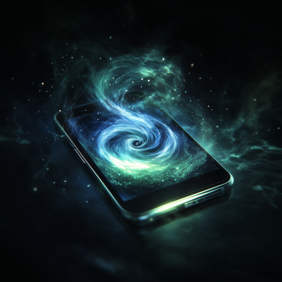 Digital Tornado on Smartphone