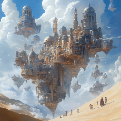 Floating Fantasy City