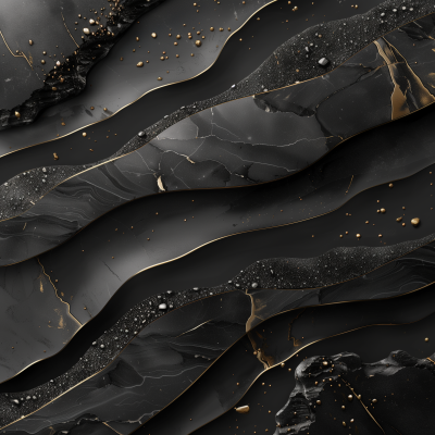 Abstract Black Stone and Marble Background