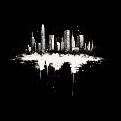 Floating City Skyline