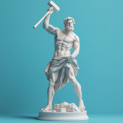 Stoic Man Statue