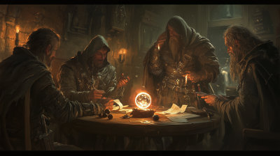 Weary Adventurers in a Tavern