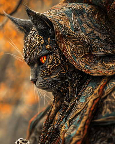 Wizard Cat Close-Up