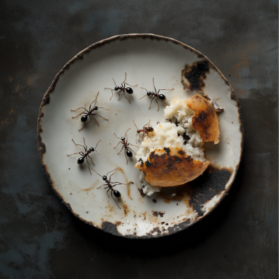 Ants on Food