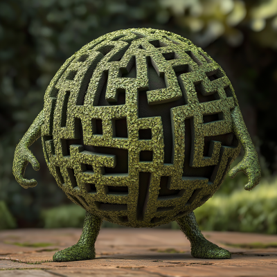 Spherical Hedge Maze