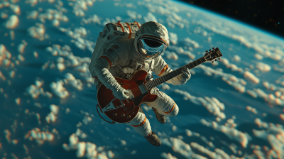 Cosmonaut in Space