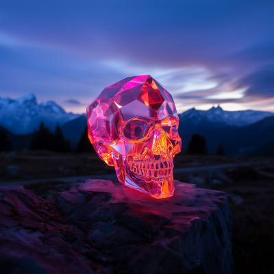 Sinister Glass Skull