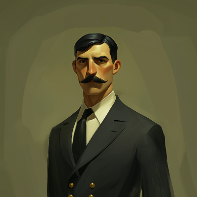1960s Hotel Concierge Portrait