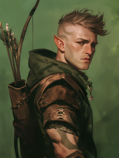 Hobbit Warrior Portrait