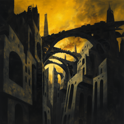 Surreal Cityscape Dream