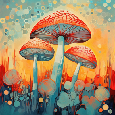 Abstract Amanita Muscaria