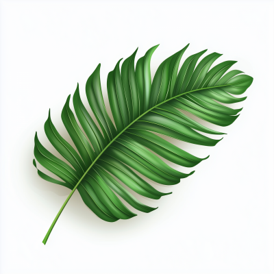 Botanical Green Coconut Leaf