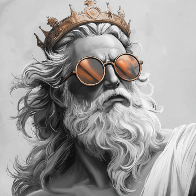 Zeus with Sunglasses