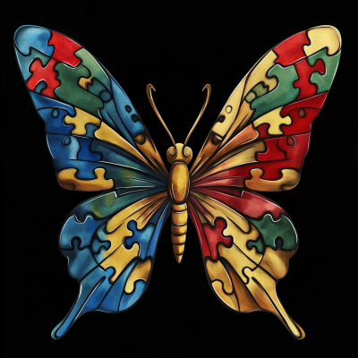 Butterfly Puzzle Design