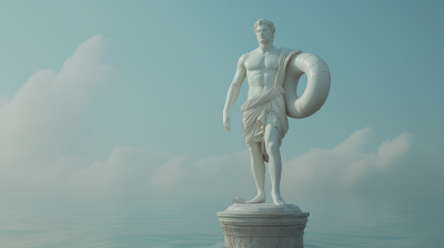 Greek Themed Statue