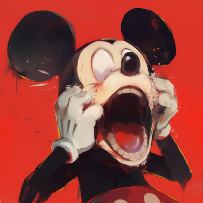 Mickey Mouse in Distress