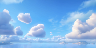 Vibrant Daytime Sky