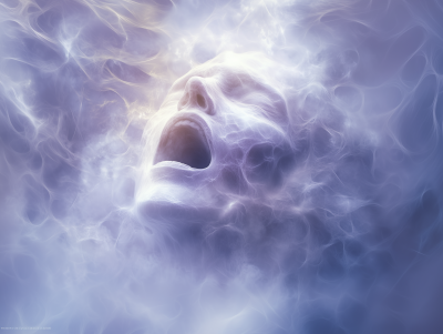 Frozen Screaming Face