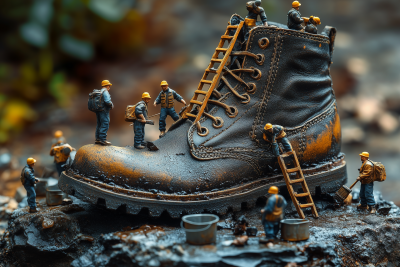 Miniature Boot Polishers