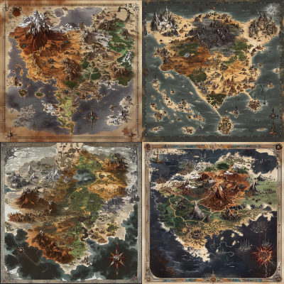 Shattered World Map