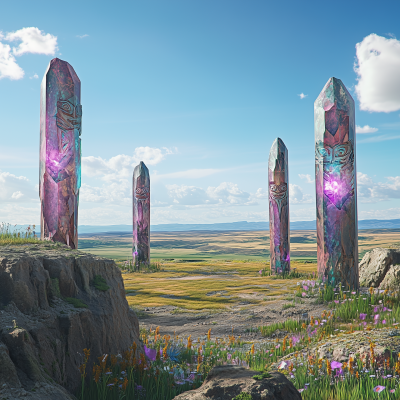 Bismuth Crystal Totems