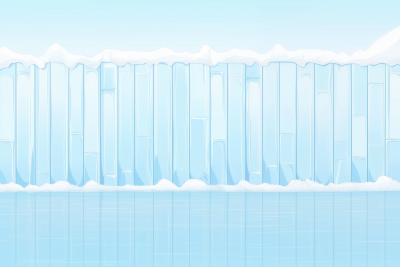 Arctic Ice Wall