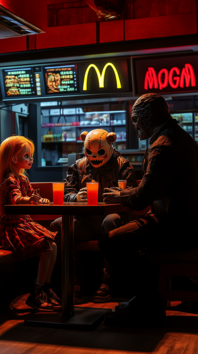 Horror Movie Villains in McDonald’s