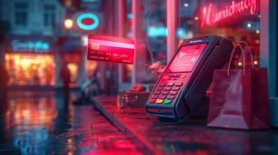 Digital Concept of Spending Money